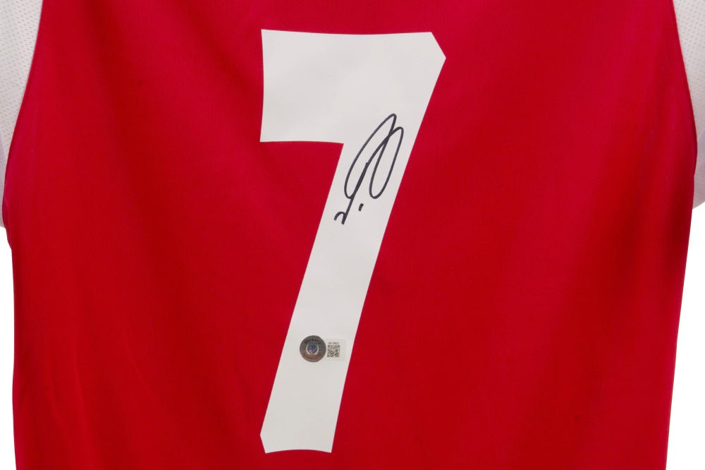 Robert Pires Signed Arsenal Jersey (Beckett) (Online Order Only)