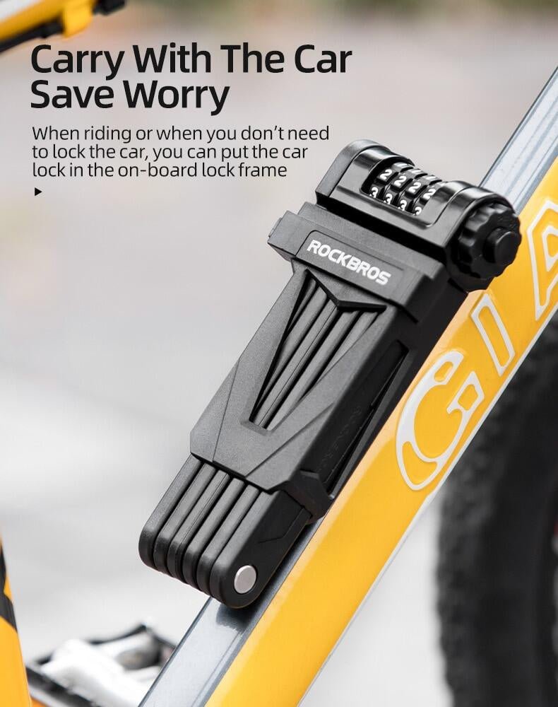 RockBros Folding Code Bike Lock New in Box (Online Order Only)