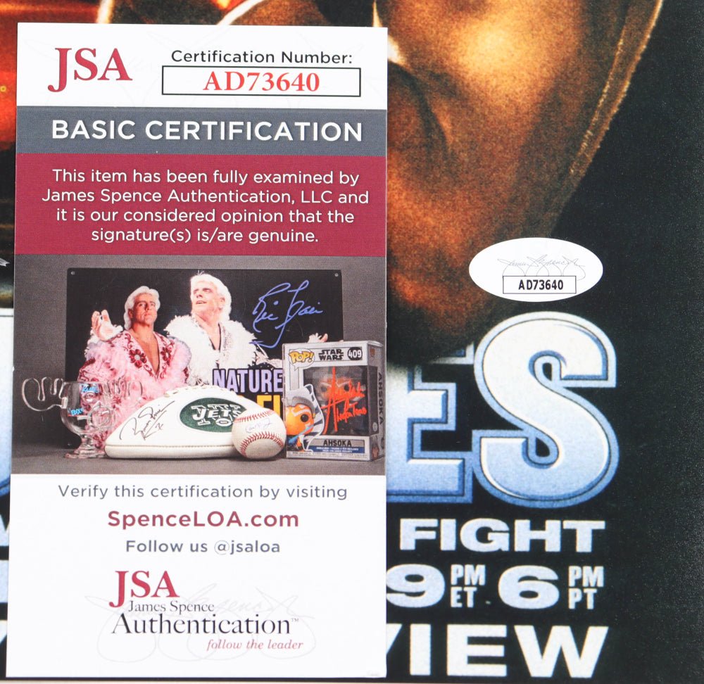 Roy Jones Jr. Signed 11x14 Photo (JSA) (Online Order Only)