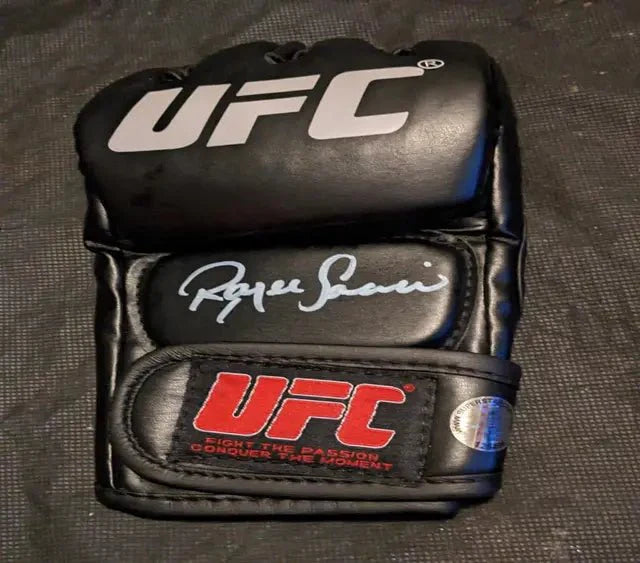 Royce Gracie SIgned UFC Glove with coa (Online Order Only)