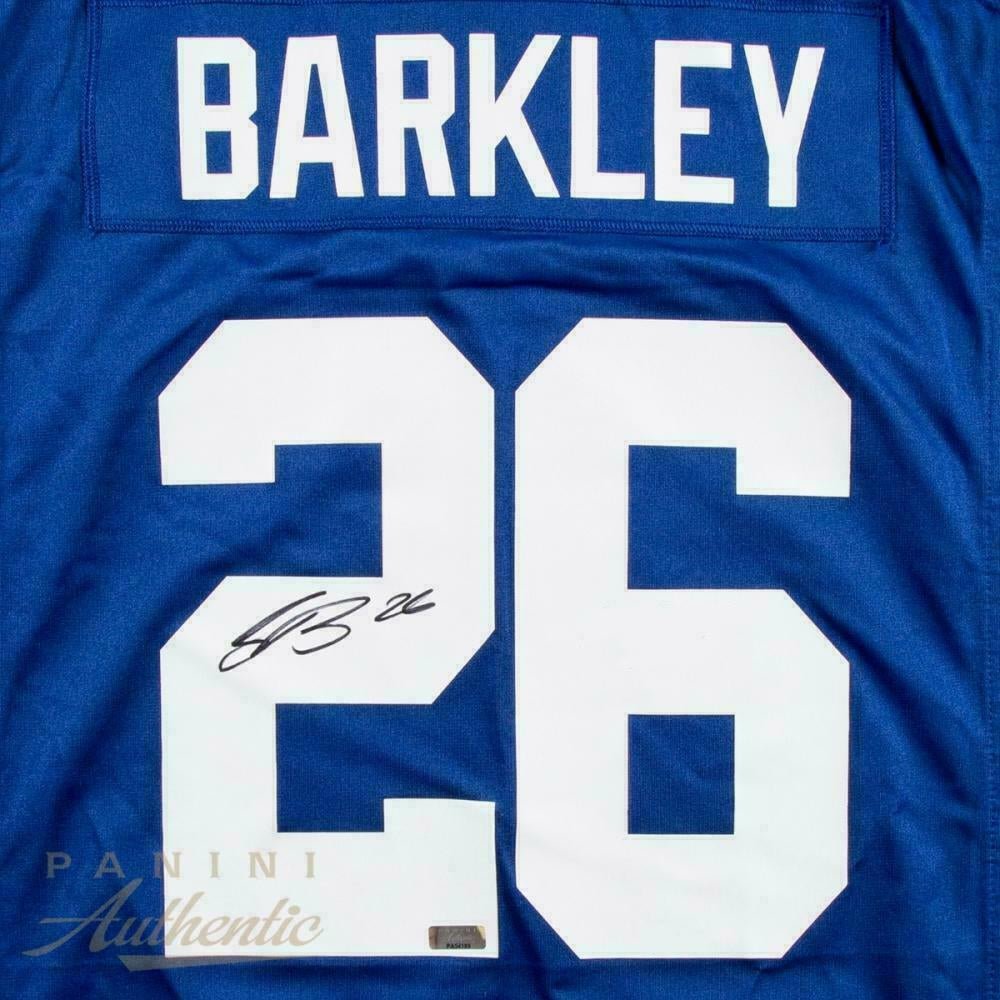 Saquon Barkley Signed Giants Nike Jersey (Panini) (Online Order Only)