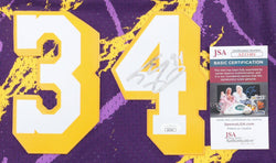 Shaquille O'Neal Signed Lakers Jersey (JSA) (Online Order Only)
