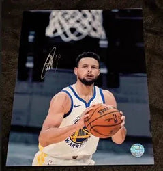 Stephen Curry autographed 8x10 photo with coa (Online Order Only)