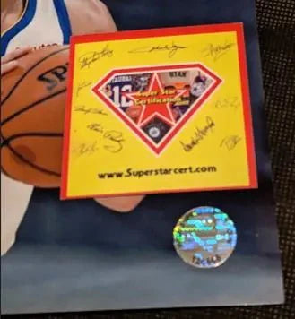 Stephen Curry autographed 8x10 photo with coa (Online Order Only)