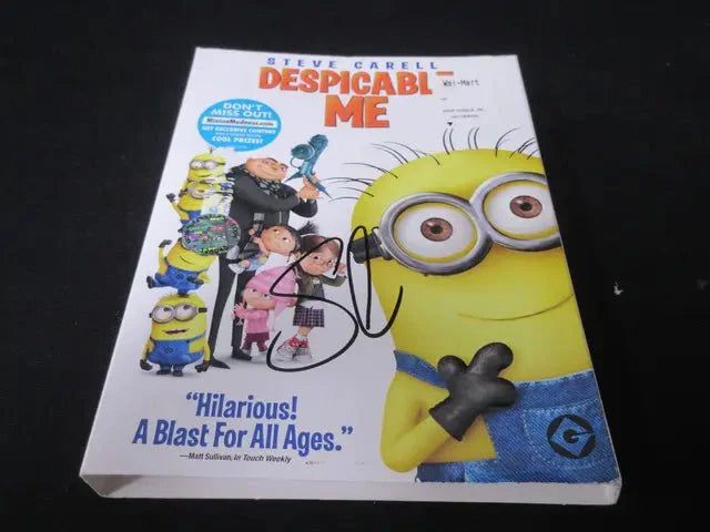 Steve Carrell Signed DVD Dust Cover SSC COA 126048 (Online Order Only)