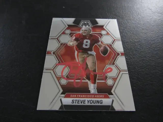 Steve Young Signed Trading Card San Francisco 49ers FSG COA (Online Order Only)