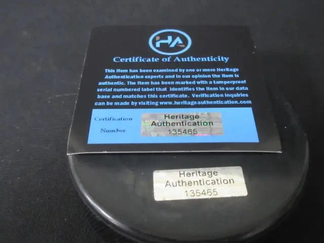 Steven Stamkos Signed Hockey Puck Heritage COA 135465 (Online Order Only)
