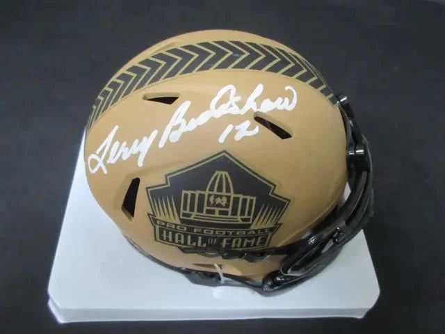 Terry Bradshaw signed HOF Mini Helmet Coa (Online Order Only)