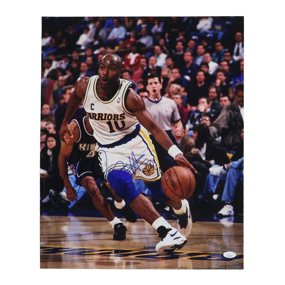 Tim Hardaway Signed Warriors 16x20 Photo (JSA) (Online Order Only)