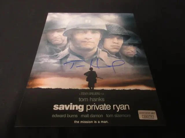 TOM HANKS SIGNED Saving Private Ryan 8x10 Photo WITH COA (Online Order Only)