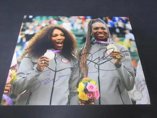 Venus & Serena Williams Signed Olympics  8x10 Photo COA (Online Order Only)