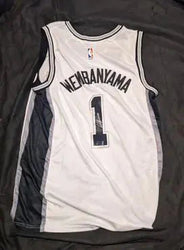 Victor Wembanyama autographed jersey with coa (Online Order Only)