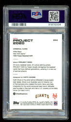 Willie Mays 2020 Topps Project 2020 #244 / 2440* / Keith Shore (PSA 10) (Online Order Only)