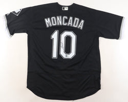 Yoan Moncada Signed Jersey XL(Beckett) Chicago White Sox (Online Order Only)
