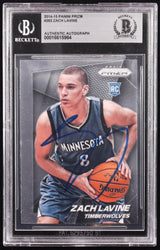 Zach Lavine Signed 2014-15 Panini Prizm #262 RC (BGS) (Online Order Only)