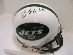 Zach Wilson of the NY Jets signed autographed mini football helmet PAAS COA 466 (Online Order Only)