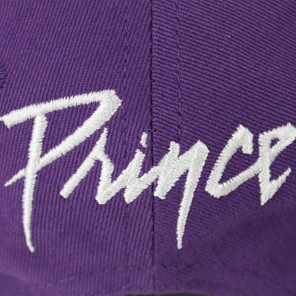 Prince Embroidered White Symbol Snapback Hat (ONLINE ORDER ONLY)