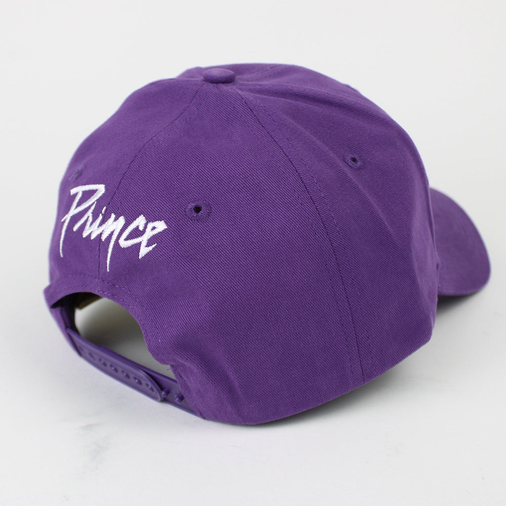 Prince Embroidered White Symbol Snapback Hat (ONLINE ORDER ONLY)