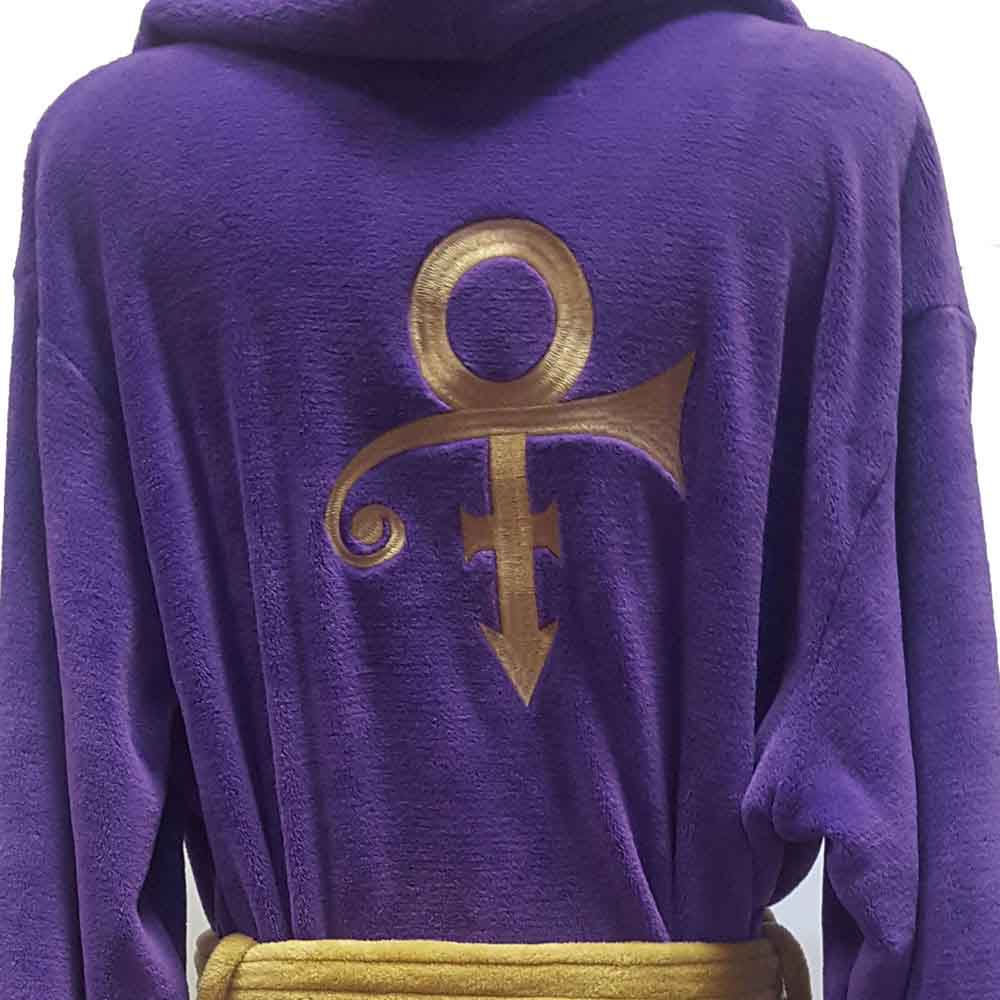 Prince Purple & Gold Symbol Plush Robe (Online Order Only)