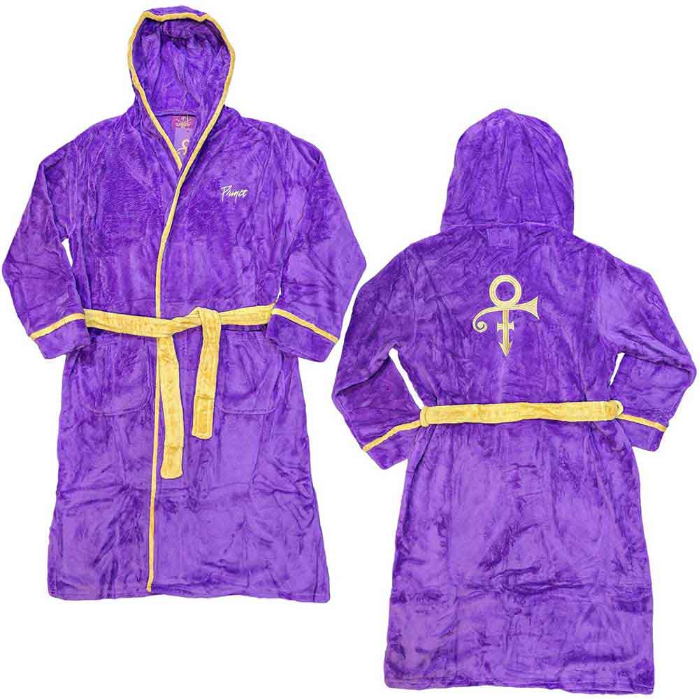 Prince Purple & Gold Symbol Plush Robe (Online Order Only)
