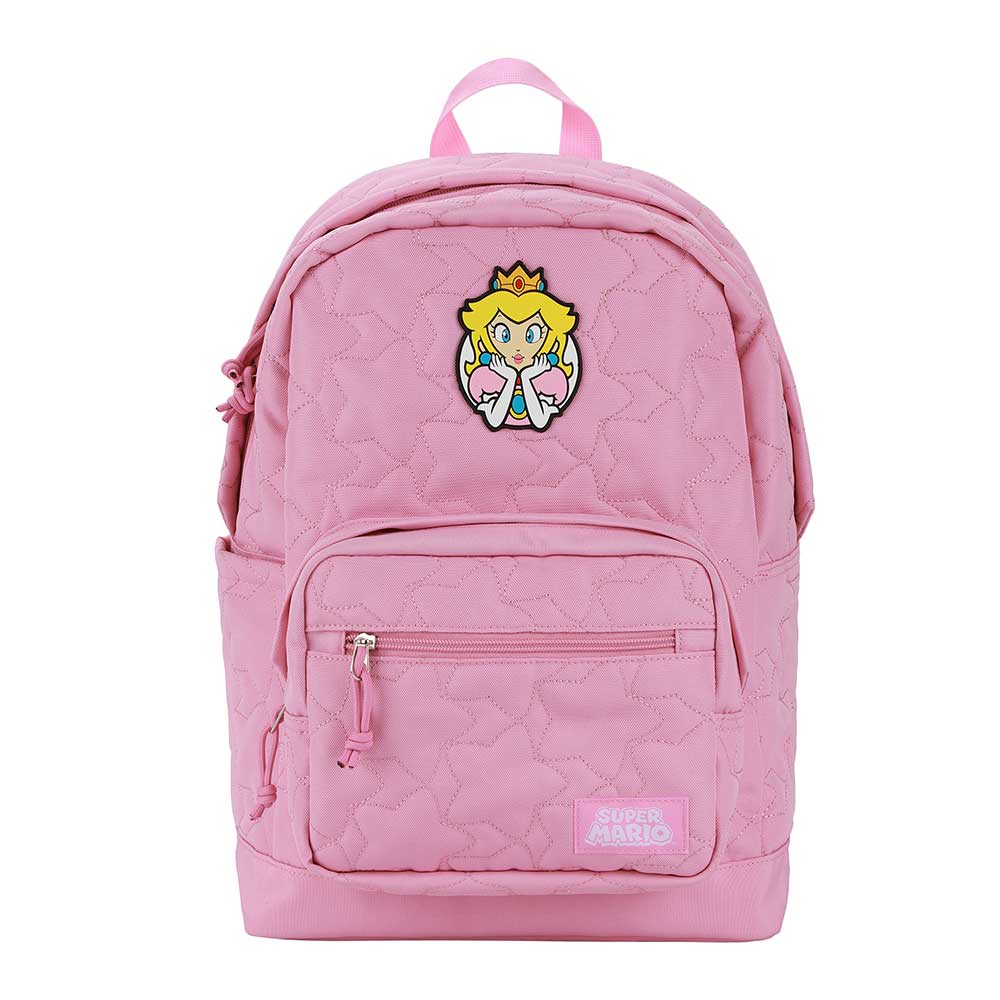 *Collective* Princess Peach Super Mario 17" Quilted Laptop Backpack (ONLINE ORDER ONLY)