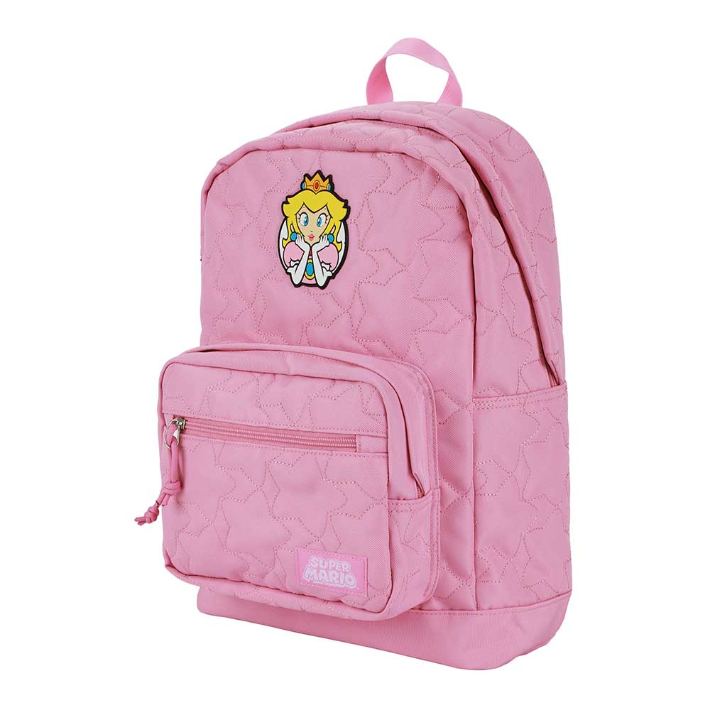 Princess Peach Super Mario Quilted Laptop Backpack (Online Order Only)