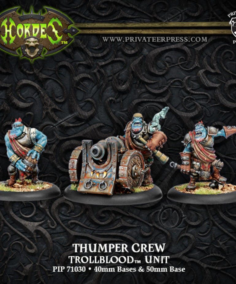 Hordes: Trollbloods Trollkin Thumper Crew Unit (ONLINE ORDER ONLY)