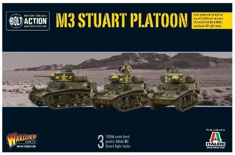 Bolt Action: M5 Stuart Platoon (2nd Edition) (ONLINE ORDER ONLY)