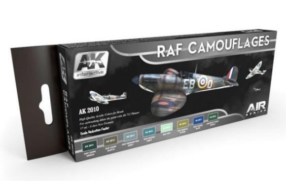 AK Interactive: RAF Camouflages Colors Set (ONLINE ORDER ONLY)
