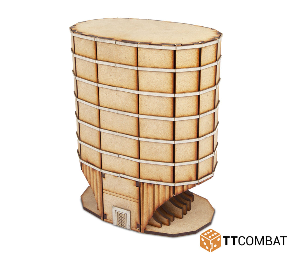 TTCombat 10mm Terrain: Sci-fi Scenics - Oval Building (ONLINE ORDER ONLY)