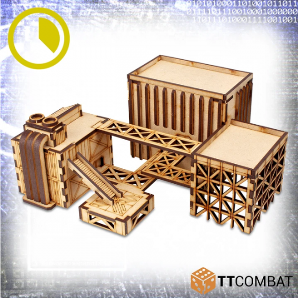 TTCombat 10mm Terrain: Sci-fi Scenics - Compound Alenko (ONLINE ORDER ONLY)