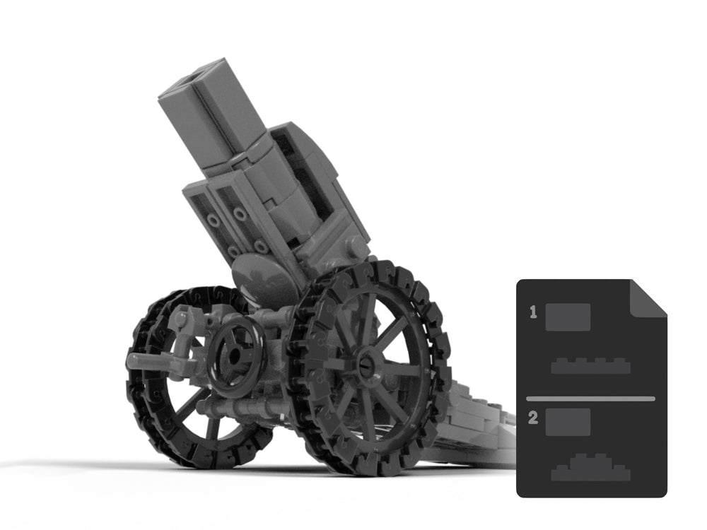 210mm German Howitzer - Instructions Only (ONLINE ORDER ONLY)