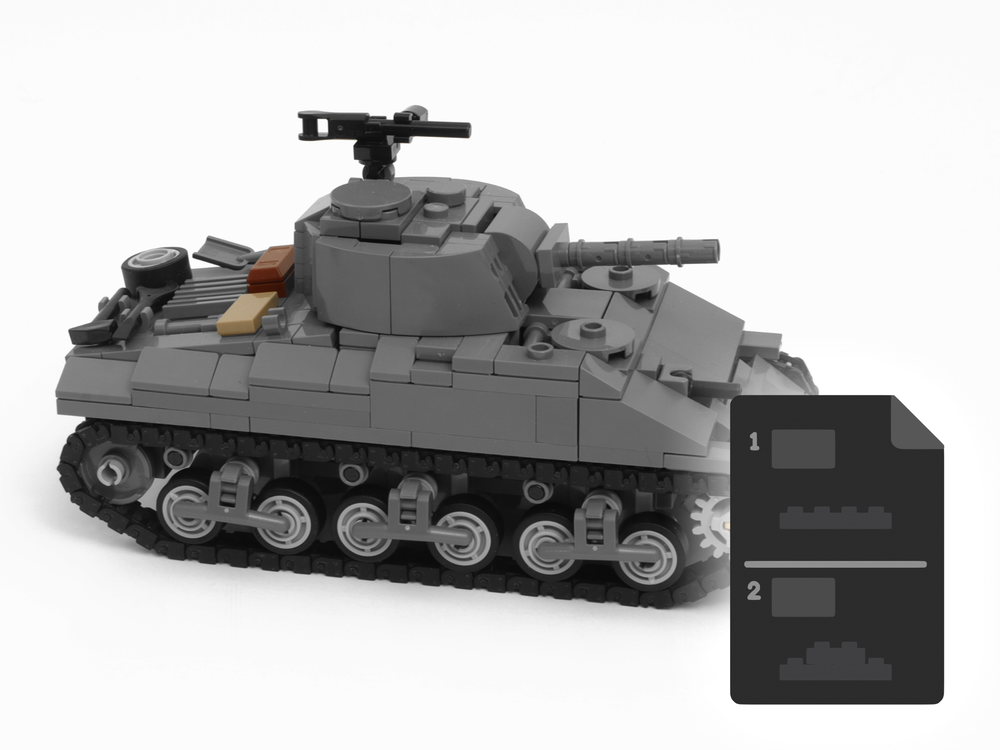 M4 Sherman - Instructions Only (ONLINE ORDER ONLY)