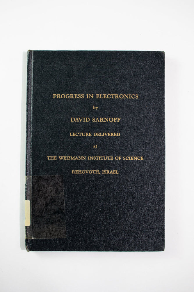 Progress in Electronics (ONLINE ORDER ONLY)