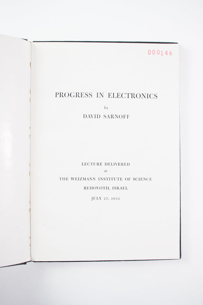 Progress in Electronics (ONLINE ORDER ONLY)