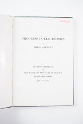 Progress in Electronics (ONLINE ORDER ONLY)