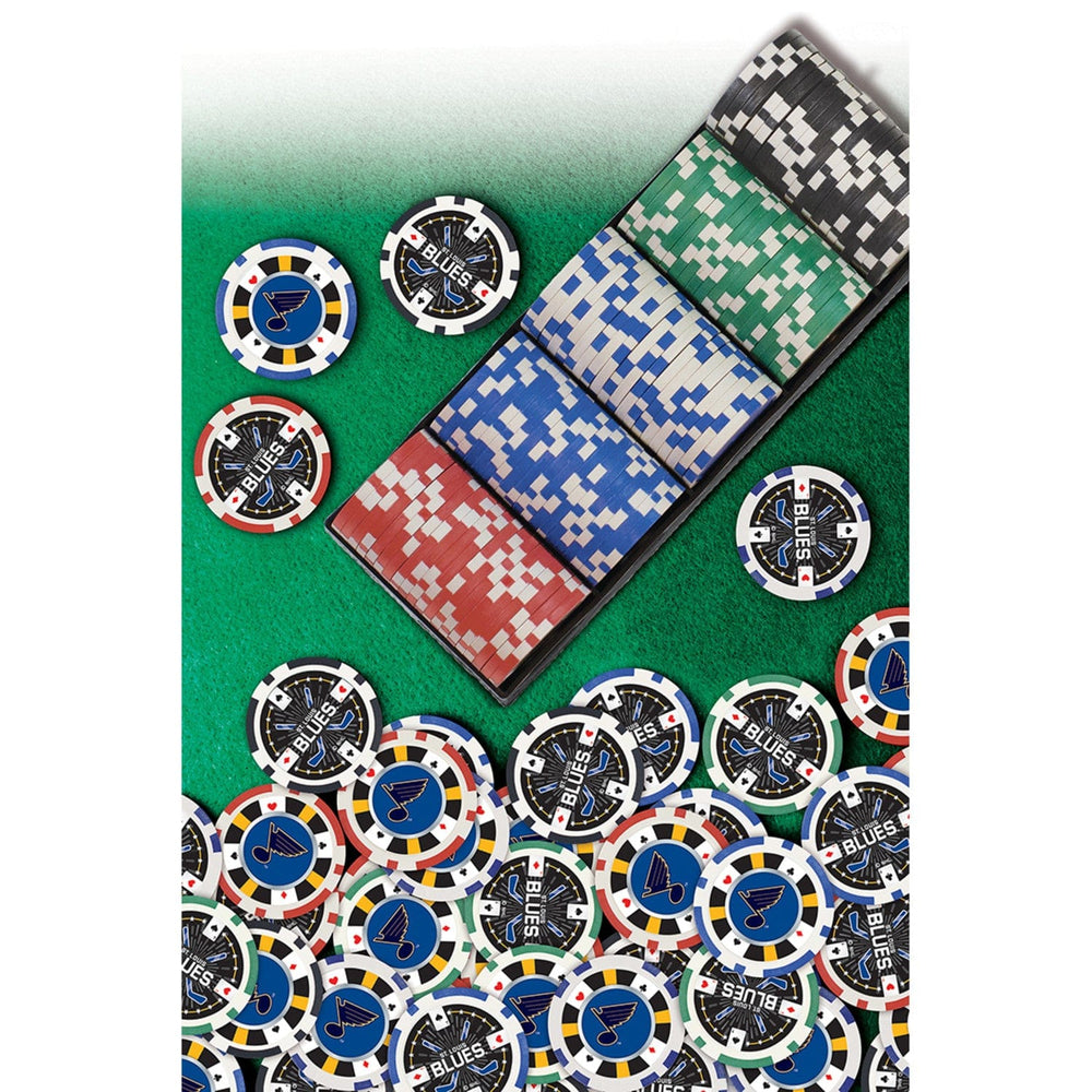 St. Louis Blues 100 Piece Poker Chips (ONLINE ORDER ONLY)