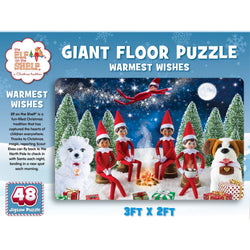 Elf on the Shelf Warmest Wishes 48 Piece Floor Jigsaw Puzzle (ONLINE ORDER ONLY)