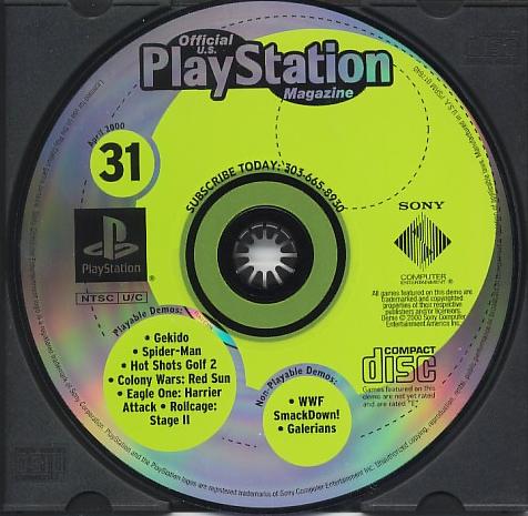 Playstation Magazine April 2000 Demo Disc (Playstation) (ONLINE ORDER ONLY)