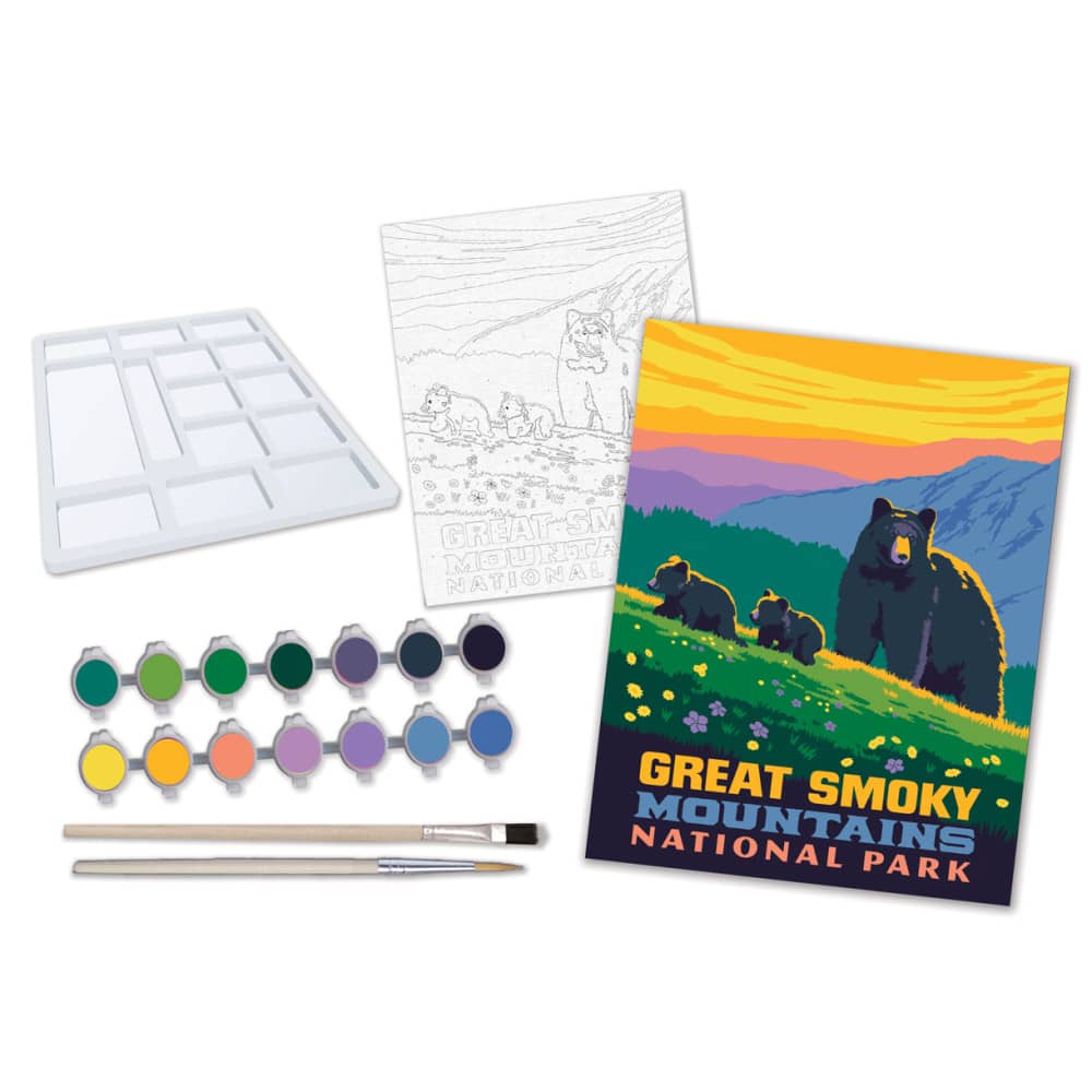 National Parks - Great Smoky Mountains Paint by Number (ONLINE ORDER ONLY)