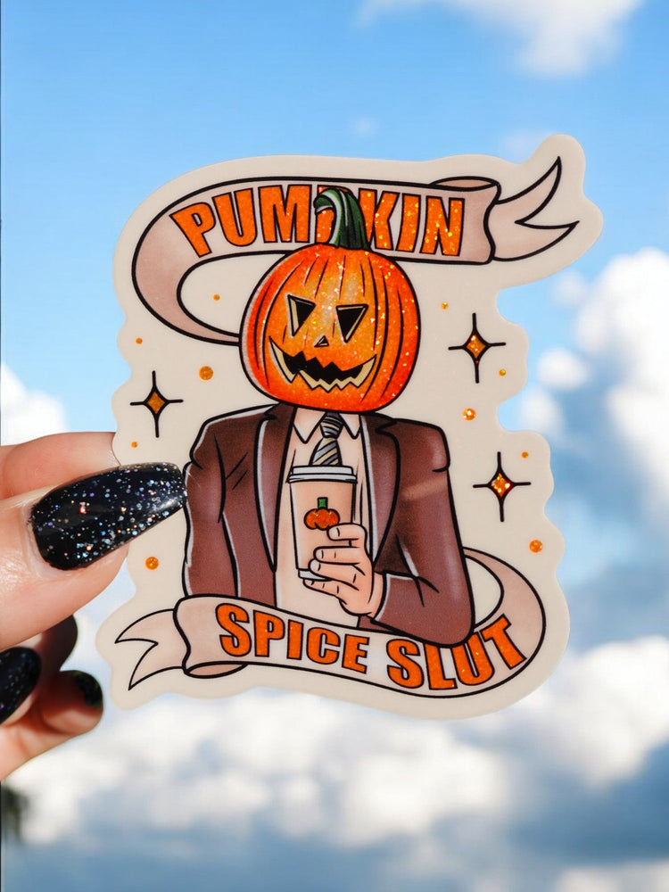 Pumpkin Spice Slut Halloween Sticker (Online Order Only)