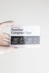 Punched Computer Tape Section (ONLINE ORDER ONLY)