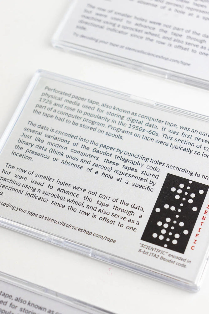 Punched Computer Tape Section (ONLINE ORDER ONLY)