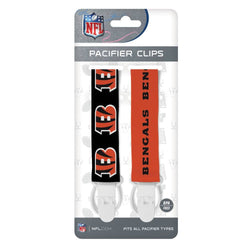 Cincinnati Bengals - Pacifier Clip 2-Pack (ONLINE ORDER ONLY)