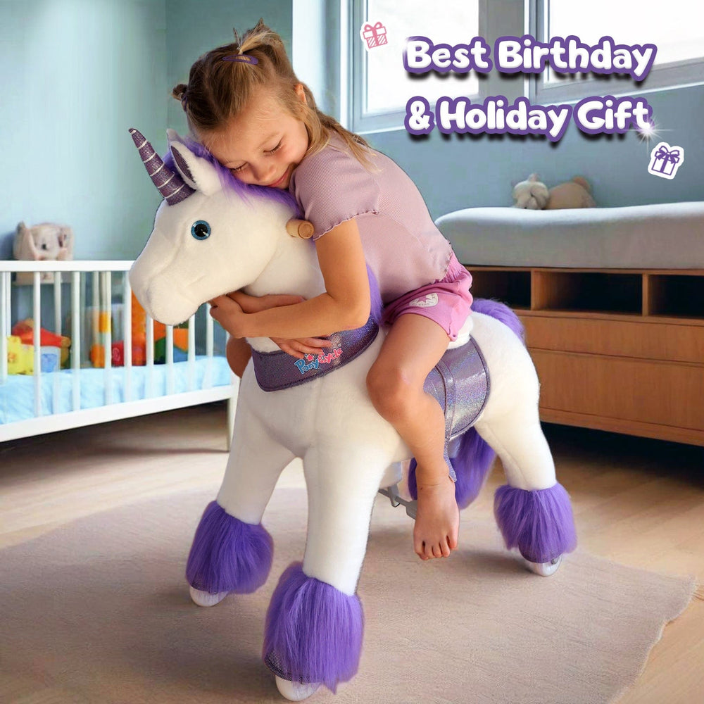 Model U Ride-On Unicorn Age 3-4 Purple (ONLINE ORDER ONLY)
