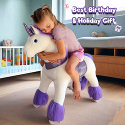 Model U Ride-On Unicorn Age 3-4 Purple (ONLINE ORDER ONLY)