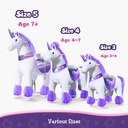 Model U Ride-On Unicorn Age 4-7 Purple (ONLINE ORDER ONLY)