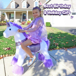 Model U Ride-On Unicorn Age 4-7 Purple (ONLINE ORDER ONLY)