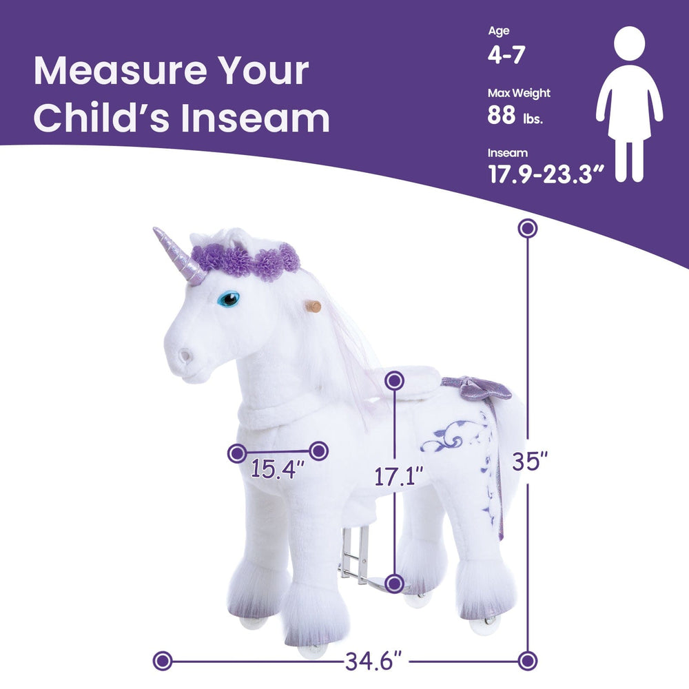 Model X Purple Ride on Unicorn for Age 4-7 (ONLINE ORDER ONLY)