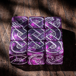 9 Celtic Animals Knot Dice - Wolfhound & Eagle (ONLINE ORDER ONLY)